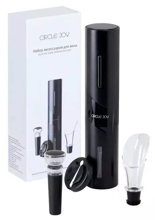 Винный набор 4 в 1 Circle Joy Black Samurai CJ-TZ07 Black (Черный)