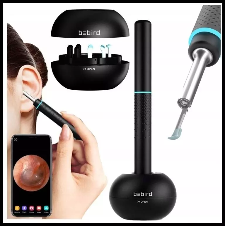 Умная ушная палочка Bebird Smart Visual Spoon Stick M9S Black (Черный) Умная ушная палочка Bebird Smart Visual Spoon Stick M9S Black (Черный)
