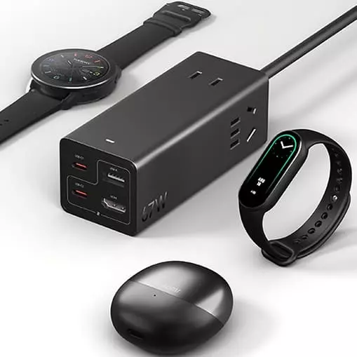 Зарядное устройство Xiaomi 67W Desktop Fast Charging Socket Pro Black (Черный) CN Зарядное устройство Xiaomi 67W Desktop Fast Charging Socket Pro Black (Черный) CN
