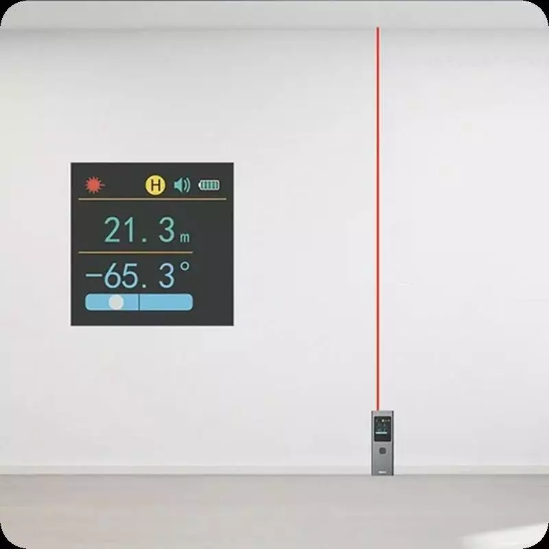 Лазерный дальномер Xiaomi Duka LS6 Laser Range Finder 40 м Gray (Серый)