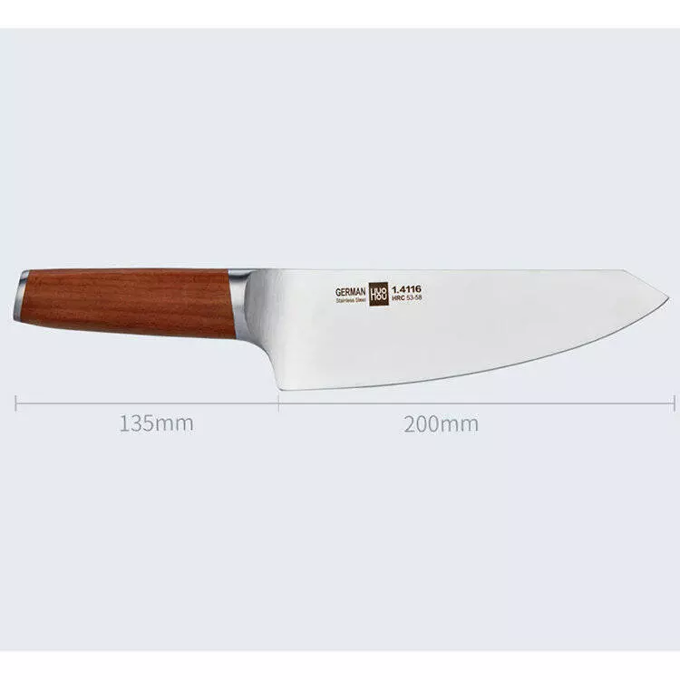 Набор HuoHou German Steel (5 ножей с подставкой) (HU0158) Wood (Дерево) Набор HuoHou German Steel (5 ножей с подставкой) (HU0158) Wood (Дерево)