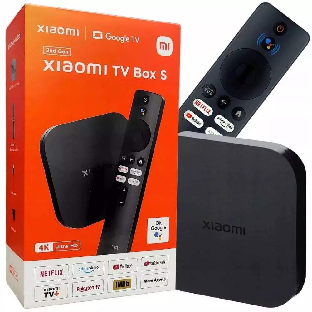 Медиаплеер Xiaomi TV Box S 2nd Gen (2-го поколения) (MDZ-28-AA) Black (Черный) Медиаплеер Xiaomi TV Box S 2nd Gen (2-го поколения) (MDZ-28-AA) Black (Черный)