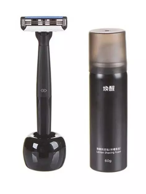 Набор для бритья Xiaomi Mijia Lemon Razor H303-5 (набор 5 предметов) Black (Черный) Набор для бритья Xiaomi Mijia Lemon Razor H303-5 (набор 5 предметов) Black (Черный)