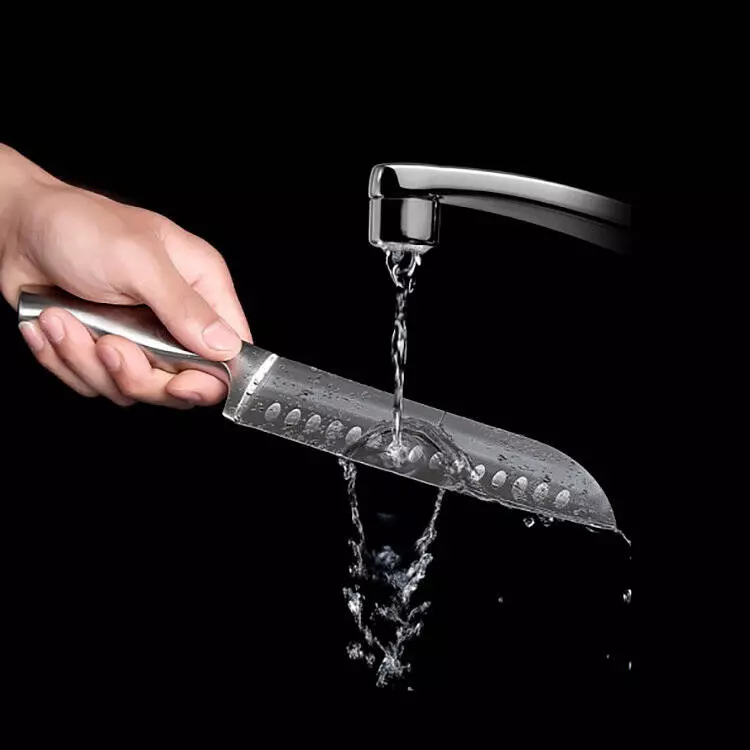 Набор Huo Hou Nano Knife (4 ножа и ножницы с подставкой) (HU0014) Silver (Серебристый) CN Набор Huo Hou Nano Knife (4 ножа и ножницы с подставкой) (HU0014) Silver (Серебристый) CN