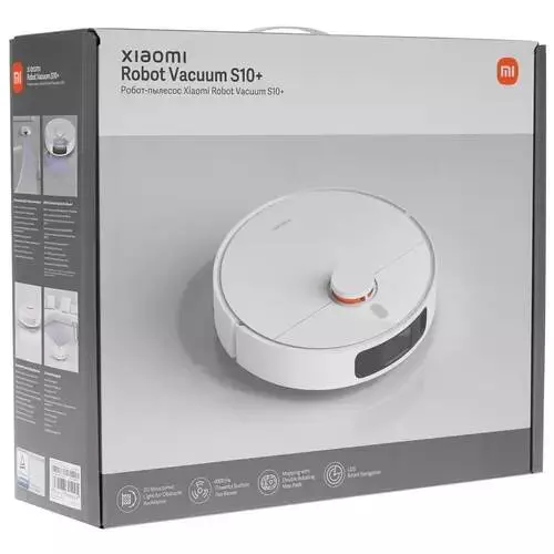 Робот-пылесос Xiaomi Mijia Robot Vacuum S10 Plus (BHR6368EU) White (Белый) Робот-пылесос Xiaomi Mijia Robot Vacuum S10 Plus (BHR6368EU) White (Белый)