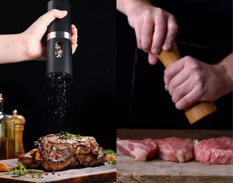 Электрическая мельница перца и соли Circle Joy Electric Grinder CJ-EG06 Black (Черный) Электрическая мельница перца и соли Circle Joy Electric Grinder CJ-EG06 Black (Черный)