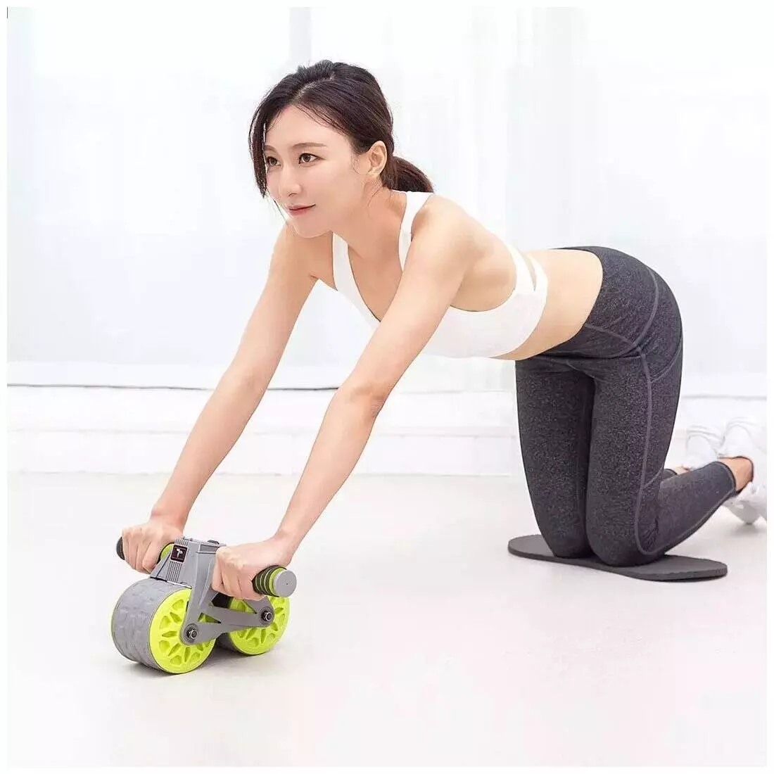 Тренажер ролик Xiaomi 7th Automatic Smart Wheel Gray (Серый)