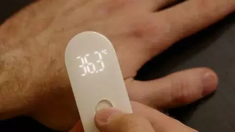 Бесконтактный термометр Xiaomi iHealth Meter Thermometer White (Белый) Бесконтактный термометр Xiaomi iHealth Meter Thermometer White (Белый)