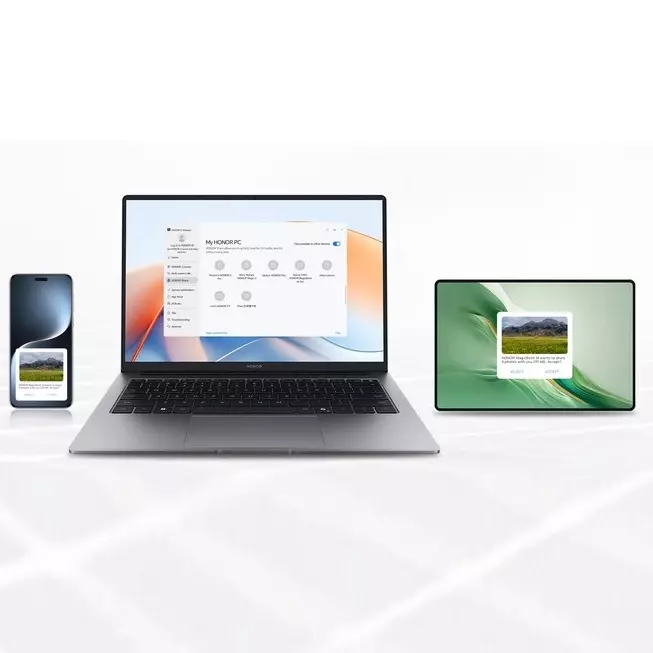 Ноутбук Honor MagicBook X16 Plus 2025 Core 5 220H 16/1T 2.5K 120YZ (5301ALYM) Gray (Серый)