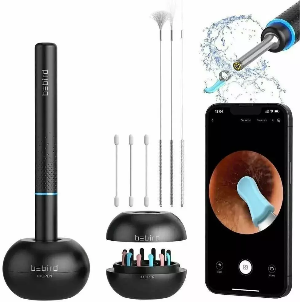 Умная ушная палочка Bebird Smart Visual Spoon Stick M9S Black (Черный)