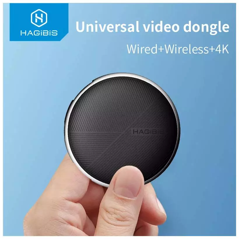 ТВ-адаптер беспроводной Hagibis HDMI 2.4G / 5G 4K WiFi Display Dongle (WFY0225G) Black (Черный) ТВ-адаптер беспроводной Hagibis HDMI 2.4G / 5G 4K WiFi Display Dongle (WFY0225G) Black (Черный)