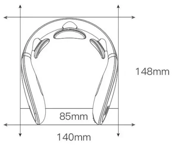 Массажер для шеи Xiaomi Jeeback Neck Massager G2 White (Белый) Массажер для шеи Xiaomi Jeeback Neck Massager G2 White (Белый)