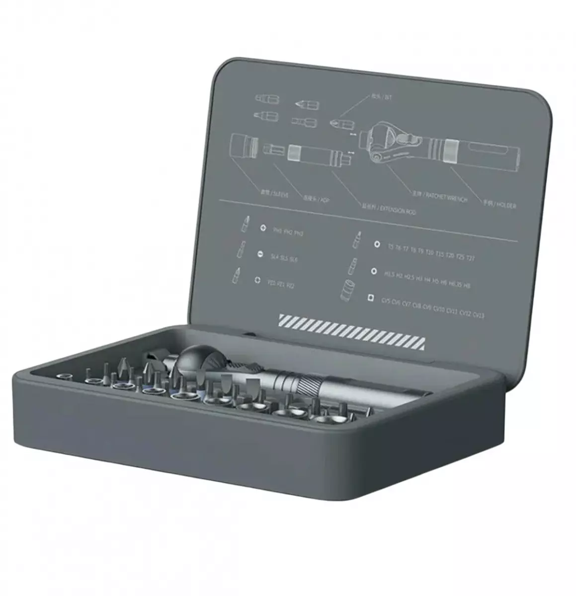 Набор инструментов ATuMan Duka RS2 Set (40 в 1) Black (Черный) Набор инструментов ATuMan Duka RS2 Set (40 в 1) Black (Черный)