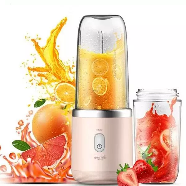 Портативный блендер Deerma Fruit Cup DEM-NU05 Pink (Розовый)