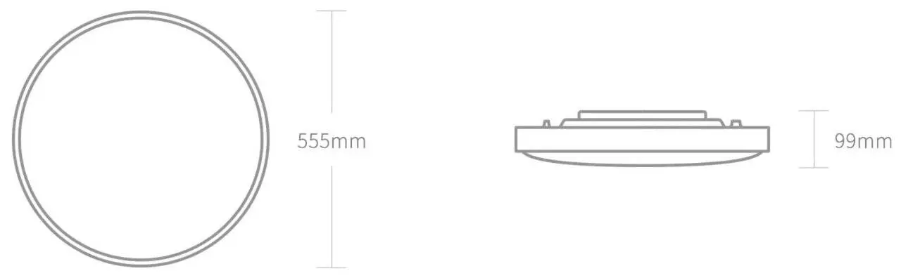 Потолочная лампа Yeelight Arwen Ceiling Light 450S (YLXD013) White (Белый)