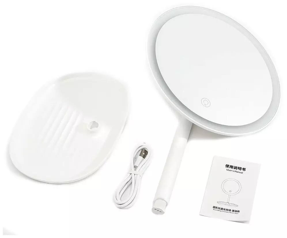 Зеркало косметическое с подсветкой Xiaomi Jordan Judy LED Makeup Mirror (NV543) Pink (Розовый) Зеркало косметическое с подсветкой Xiaomi Jordan Judy LED Makeup Mirror (NV543) Pink (Розовый)