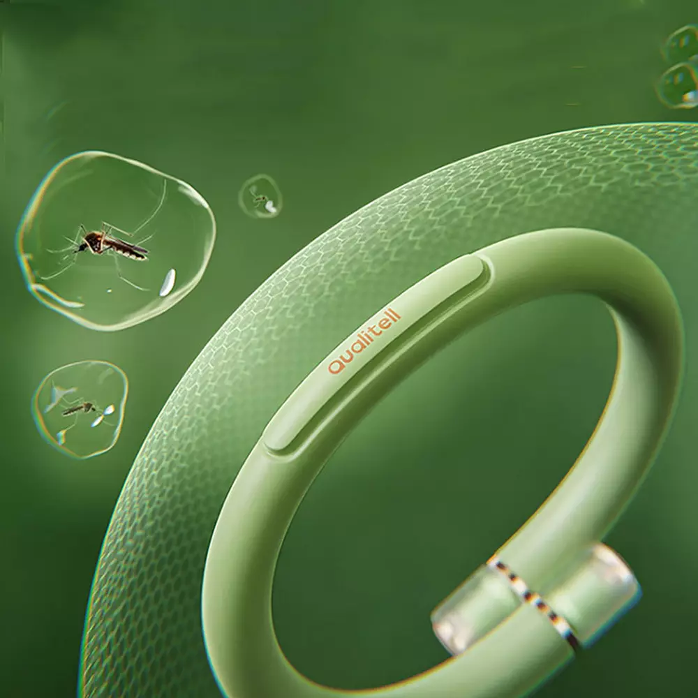 Браслет от комаров Qualitell Q1 (ZSC222111) Green (Зеленый) Браслет от комаров Qualitell Q1 (ZSC222111) Green (Зеленый)