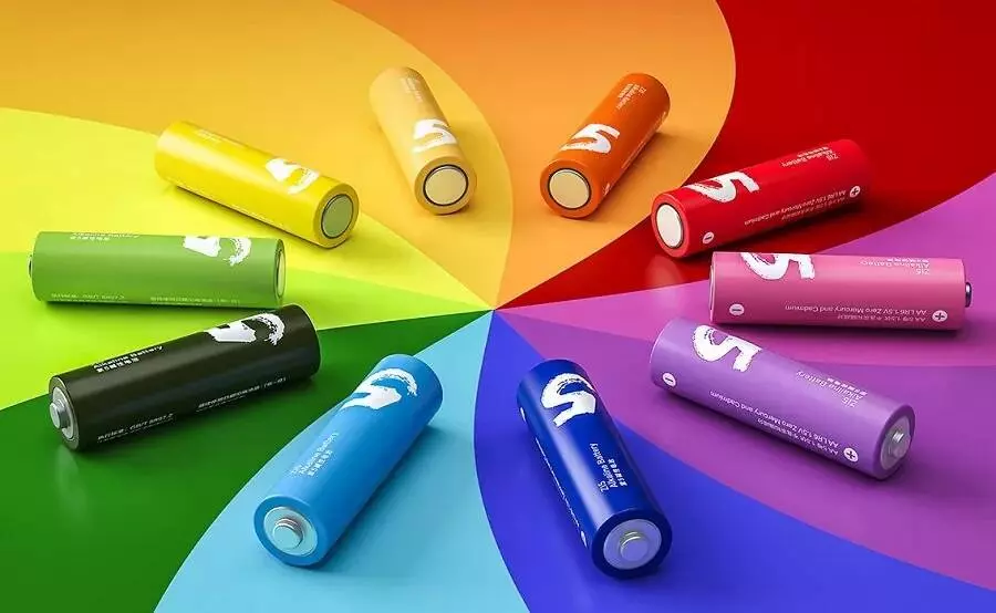 Батарейки ZMI Rainbow ZI5 Batteries типа AA 10 шт. (цветные)
