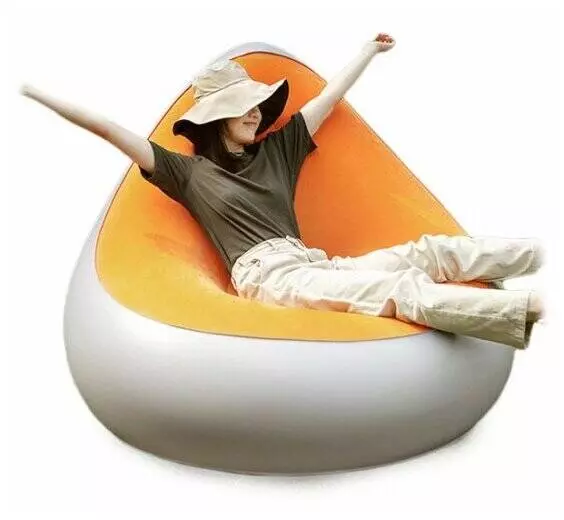 Надувное кресло Hydsto One-Key Automatic Inflatable Sofa Orange (Оранжевый)