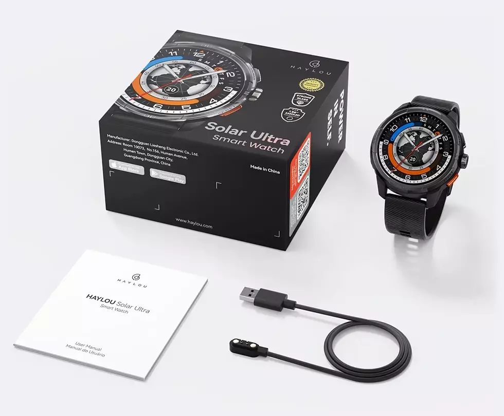 Умные часы Haylou Watch Solar Ultra (LS23) Black (Черный) Global Version Умные часы Haylou Watch Solar Ultra (LS23) Black (Черный) Global Version