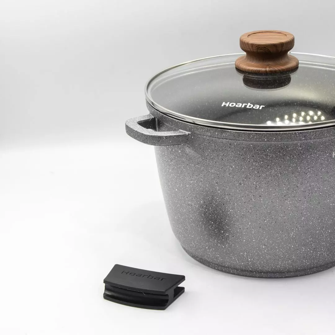 Кастрюля Hoarbar Deep Pot A06 28CM (A0628A) Gray (Серый) Кастрюля Hoarbar Deep Pot A06 28CM (A0628A) Gray (Серый)