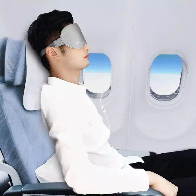 Маска для сна cогревающая Xiaomi PMA Graphene Heat Silk Blindfold Gray (Серый) Маска для сна cогревающая Xiaomi PMA Graphene Heat Silk Blindfold Gray (Серый)