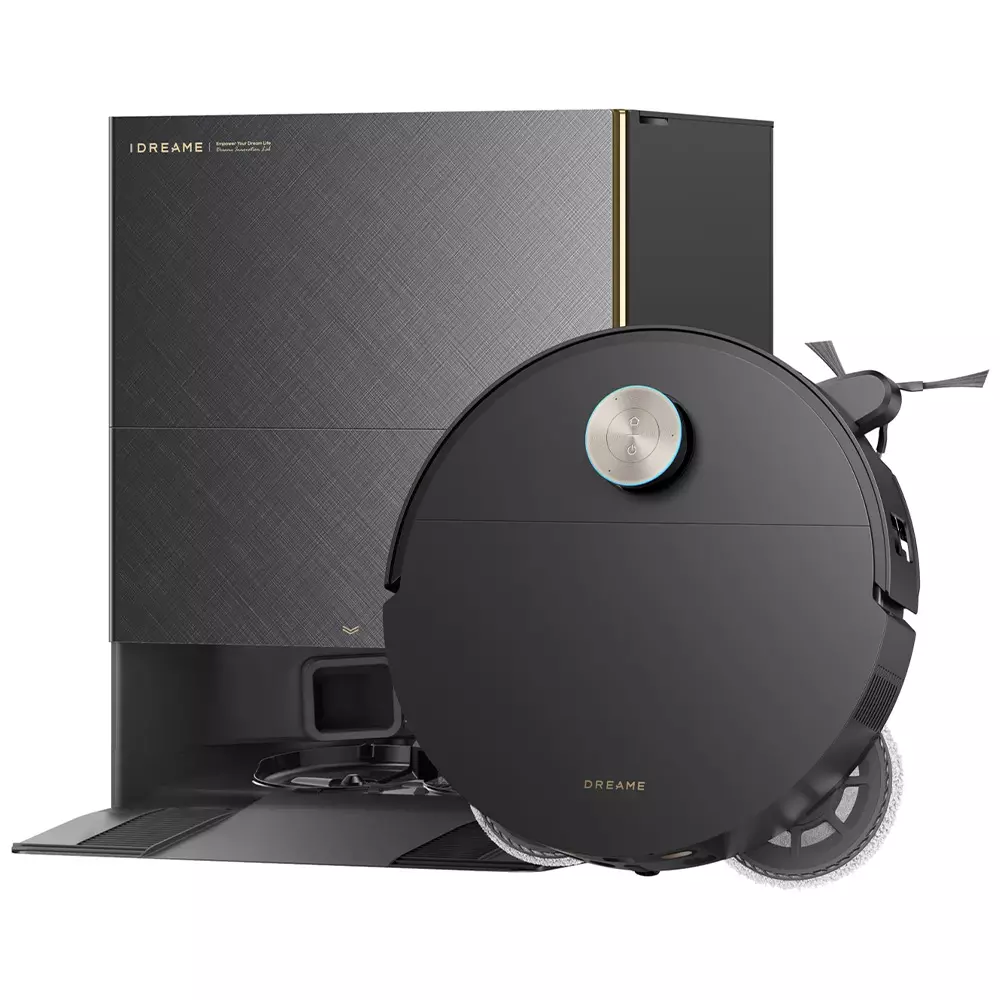 Робот-пылесос Xiaomi Dreame Robot Vacuum X60 Ultra Complete (RLX87DE) Black (Черный) Global Version