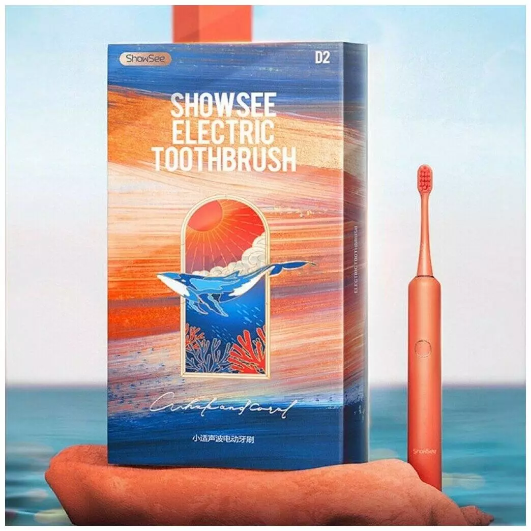 Электрическая зубная щетка Xiaomi ShowSee D2 Sonic Toothbrush Travel Box (D2-P) Orange (Оранжевый) Электрическая зубная щетка Xiaomi ShowSee D2 Sonic Toothbrush Travel Box (D2-P) Orange (Оранжевый)