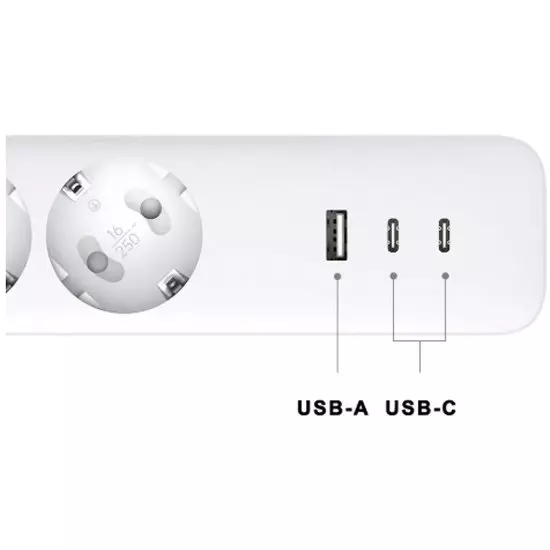 Удлинитель настольный Xiaomi 20W Power Strip (2C1A) BHR07UKEU White (Белый) Global Version Удлинитель настольный Xiaomi 20W Power Strip (2C1A) BHR07UKEU White (Белый) Global Version