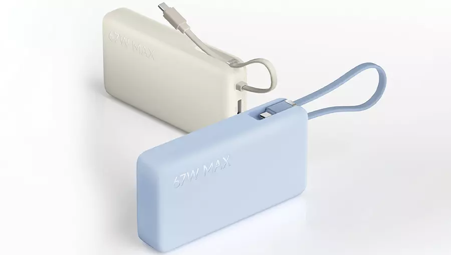 Внешний аккумулятор Xiaomi Mi Power Bank With Cable USB-C 20000mAh 67W (PB2067) Light Blue (Светло-синий) CN Внешний аккумулятор Xiaomi Mi Power Bank With Cable USB-C 20000mAh 67W (PB2067) Light Blue (Светло-синий) CN