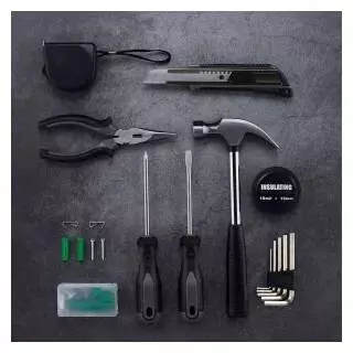 Набор инструментов Jiuxun Tools 12 in 1 Daily Life Kit (12 предм.) Black (Черный) Набор инструментов Jiuxun Tools 12 in 1 Daily Life Kit (12 предм.) Black (Черный)