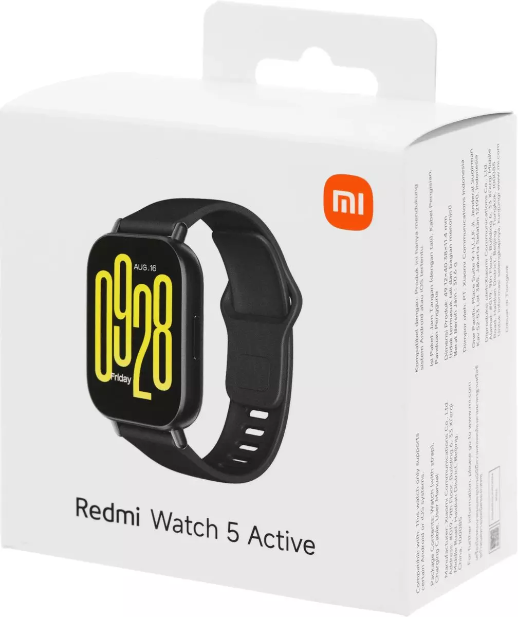 Смарт-часы Redmi Watch 5 Active Black (Черный) Global Version Смарт-часы Redmi Watch 5 Active Black (Черный) Global Version