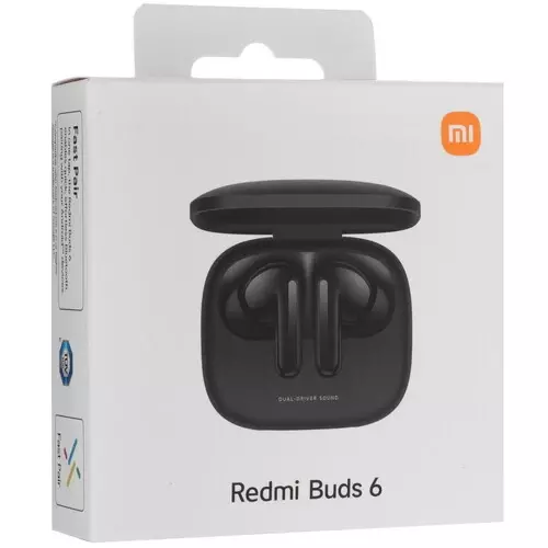Беспроводные наушники Xiaomi Redmi Buds 6 (BHR9251GL) Black (Черный) Global Version