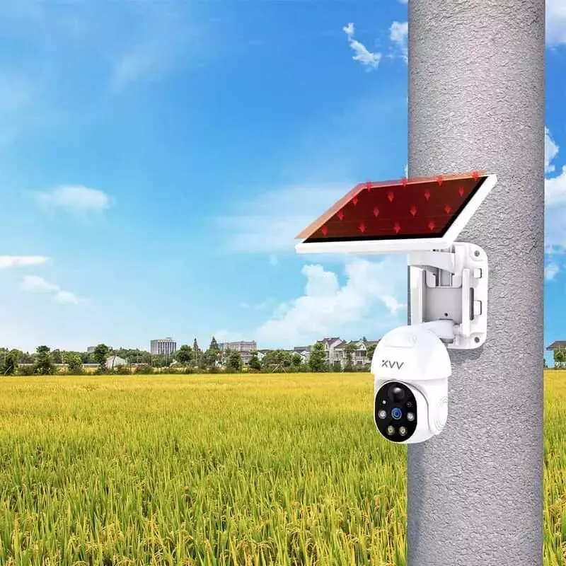 IP камера XiaoVV Solar Powered Outdoor PTZ Camera P6 Pro Wi-Fi (XVV-1120S-P6-WIFI) White (Белый) EU