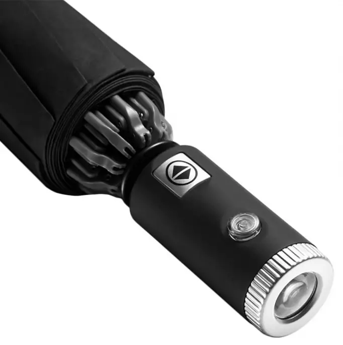 Зонт с фонарем Xiaomi Zuodu (ZD-BL) Black (Черный) Зонт с фонарем Xiaomi Zuodu (ZD-BL) Black (Черный)