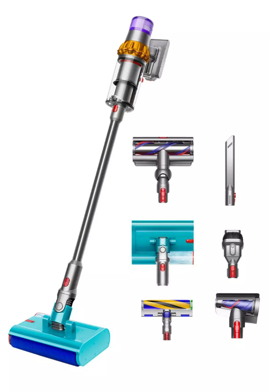 Пылесос Dyson V15s Detect Submarine Yellow Nickel (SV47) Пылесос Dyson V15s Detect Submarine Yellow Nickel (SV47)