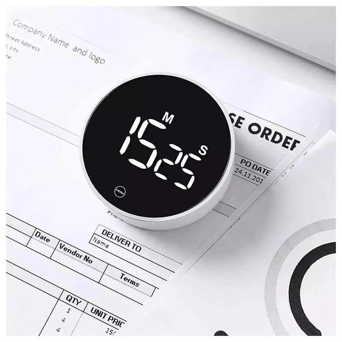 Таймер кухонный электронный MIIIW Comfort Whirling Timer (NK5260) White (Белый) Таймер кухонный электронный MIIIW Comfort Whirling Timer (NK5260) White (Белый)