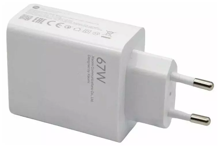Сетевое зарядное устройство Xiaomi Adaptor 67W (MDY-12E-EF) White (Белый) Сетевое зарядное устройство Xiaomi Adaptor 67W (MDY-12E-EF) White (Белый)