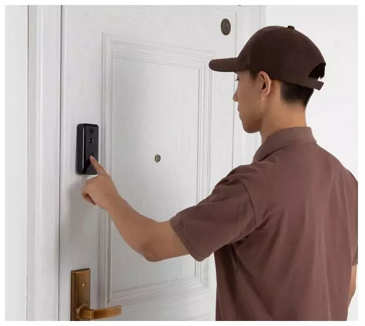 Умный дверной звонок Xiaomi AI Face Identification DoorBell 2 Black (Черный)