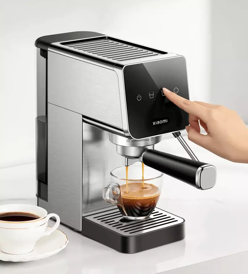 Кофемашина Xiaomi Semi-automatic Espresso Machine (BHR9798EU) (CME003) Silver (Серебро) Global Version Кофемашина Xiaomi Semi-automatic Espresso Machine (BHR9798EU) (CME003) Silver (Серебро) Global Version