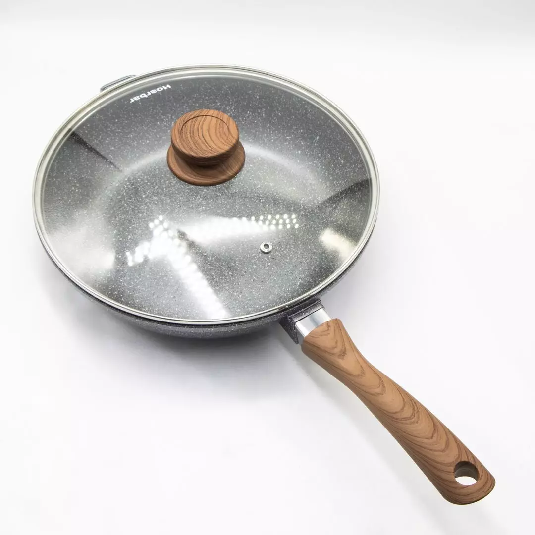 Сковорода Hoarbar Deep Frying Pan A 28CM Gray (Серый) Сковорода Hoarbar Deep Frying Pan A 28CM Gray (Серый)