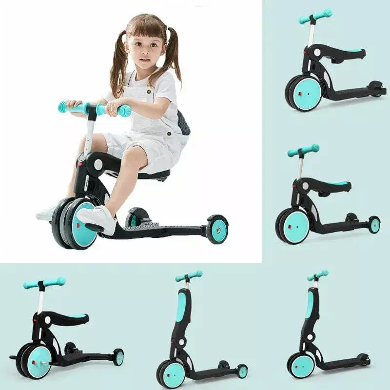Детский самокат-беговел Xiaomi Bebehoo Deformation Stroller DGN5-2 Blue (Синий) Детский самокат-беговел Xiaomi Bebehoo Deformation Stroller DGN5-2 Blue (Синий)