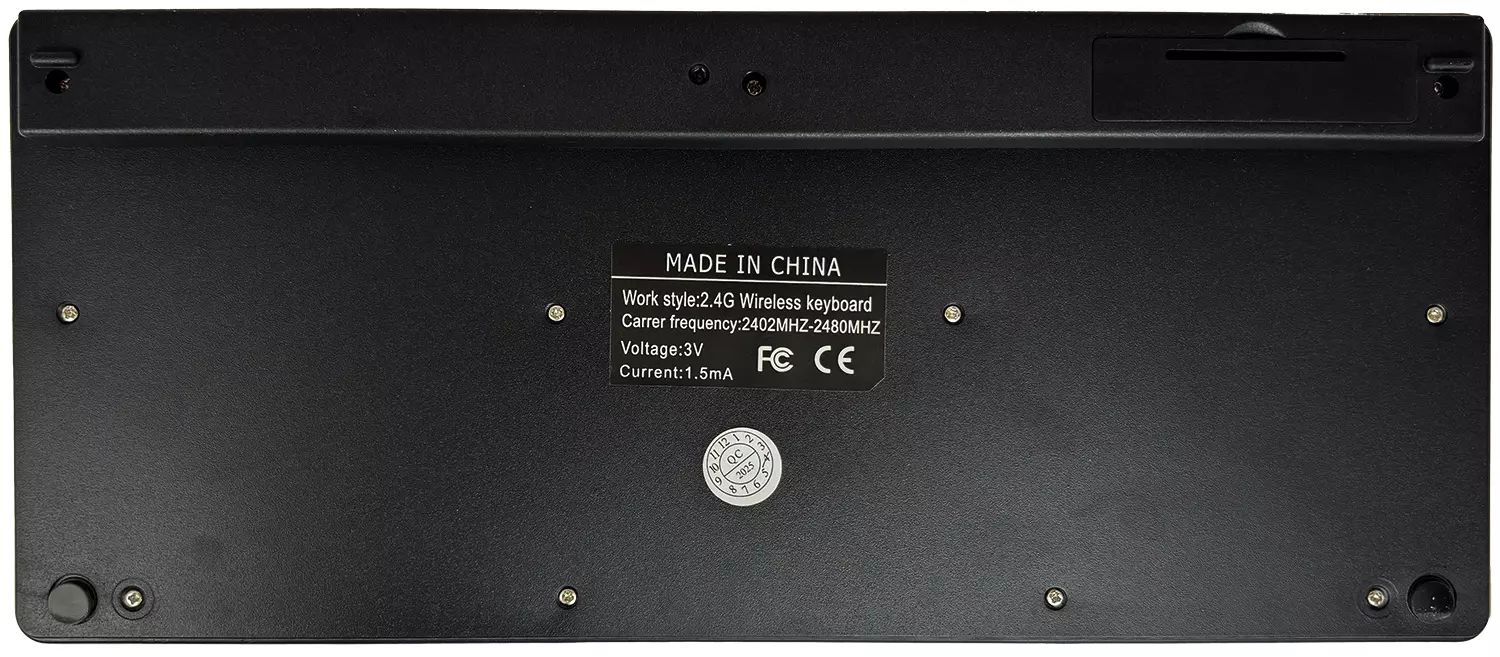 Беспроводная игровая клавиатура и мышка Bosston WS600 (Русские буквы) Black (Черный)