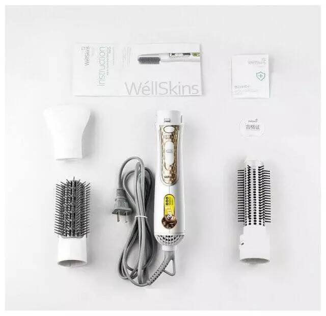 Фен-щетка WellSkins Hot Air Comb WX-FT09 White (Белый) Фен-щетка WellSkins Hot Air Comb WX-FT09 White (Белый)