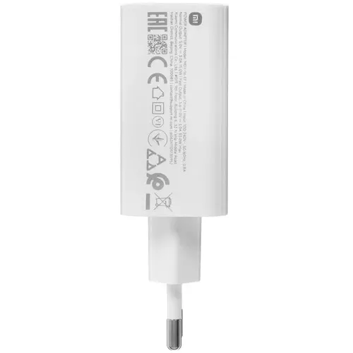 Зарядное устройство Xiaomi 33W Charging Combo Type-A (MDY-16-EF) White (Белый) Global Version Зарядное устройство Xiaomi 33W Charging Combo Type-A (MDY-16-EF) White (Белый) Global Version