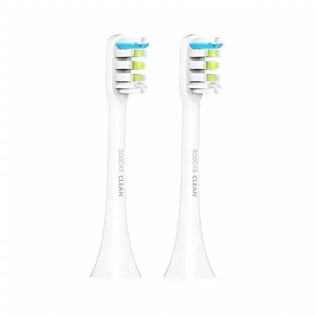 Сменные насадки для зубной щетки Soocas X3/X3U/X5 (BH01) (2 шт) Сменные насадки для зубной щетки Soocas X3/X3U/X5 (BH01) (2 шт)