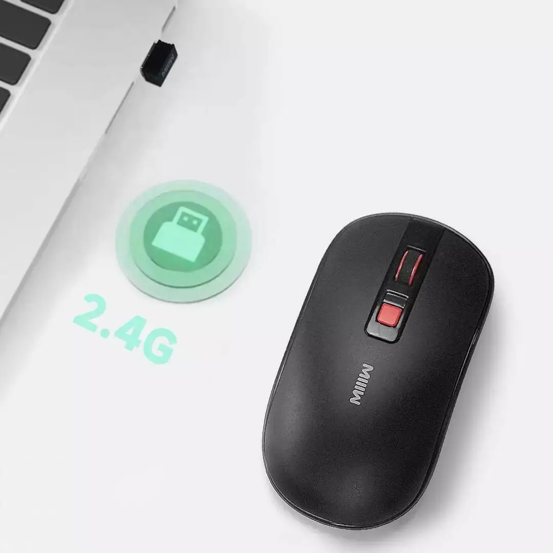 Мышь беспроводная MIIIW Wireless Mouse Lite (MW23M21) Black (Черный) Мышь беспроводная MIIIW Wireless Mouse Lite (MW23M21) Black (Черный)