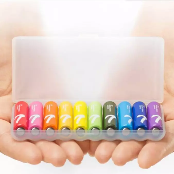 Батарейки Xiaomi ZMI Rainbow Zi7 AAA LR03 (10 шт) Color (Цветной) Батарейки Xiaomi ZMI Rainbow Zi7 AAA LR03 (10 шт) Color (Цветной)