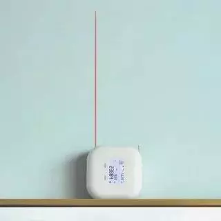 Рулетка лазерная AKKU Laser Ranging Tape Measure AK301 White (Белый)