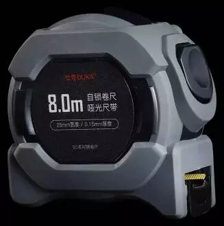 Рулетка измерительная Xiaomi Duka High Precision Steel Tape Measure 8 (SD-8M) Black (Черный)